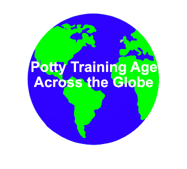 Worldwide potty training age