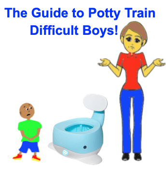 potty training difficult boys