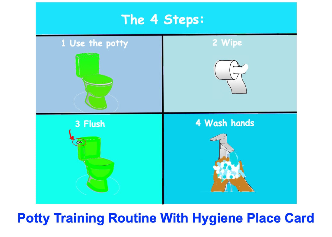 "potty training routines and hygiene"